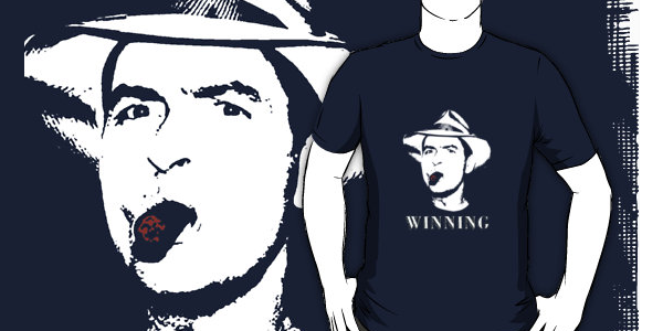 charlie sheen winning t shirt. Charlie Sheen Winning T-Shirt