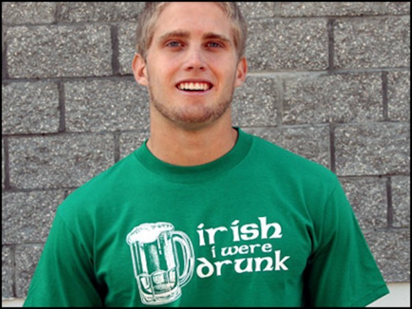 Irish I Were Drunk T-Shirt T-Shirt Bordello