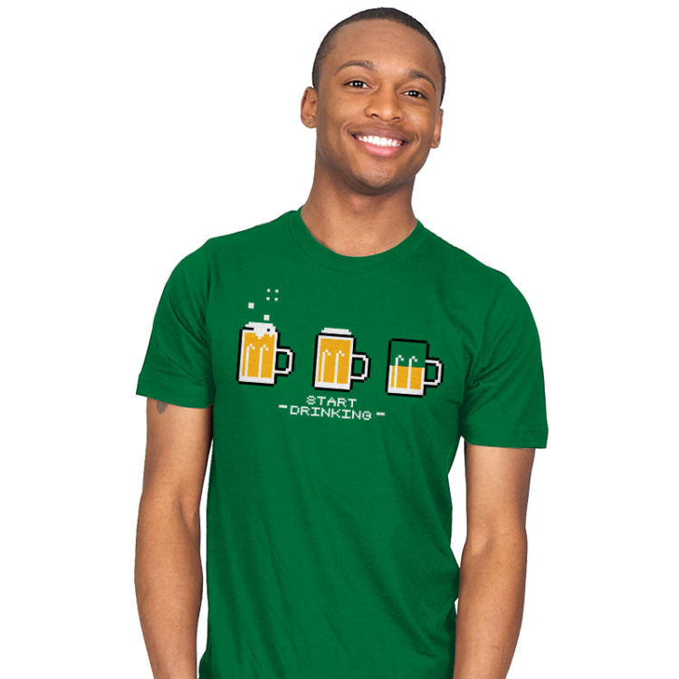 START DRINKING T-Shirt