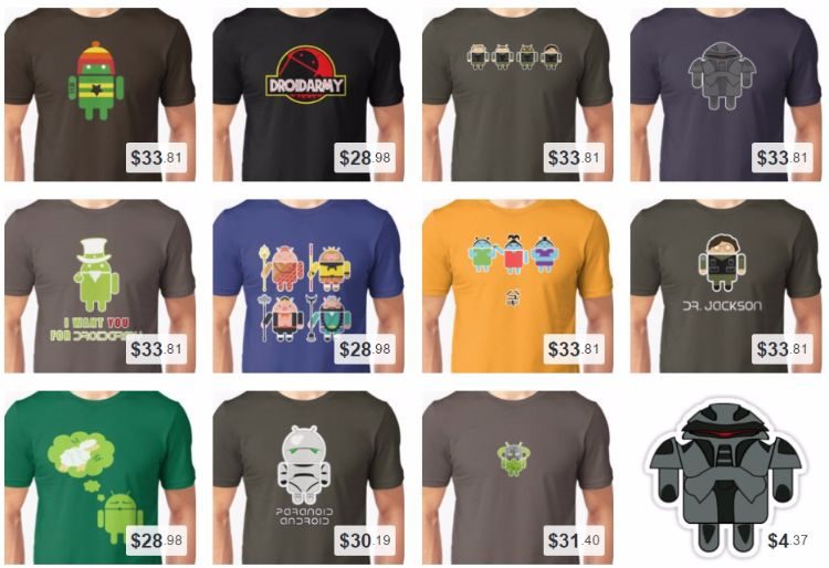 DroidArmy Mashup T-Shirts