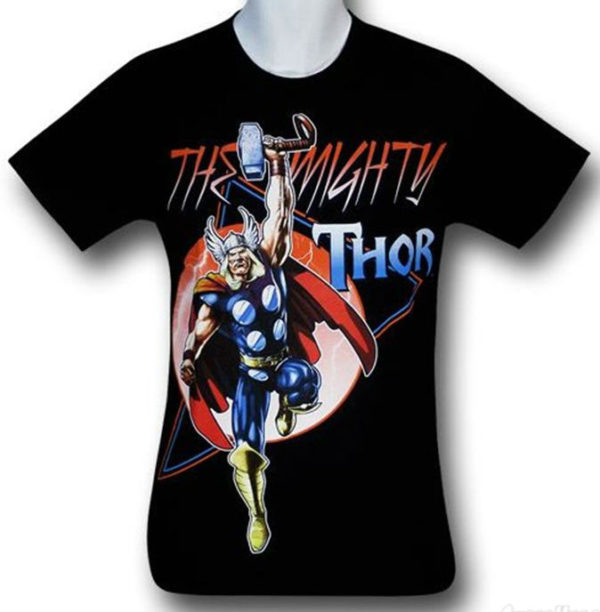 Thor The Mighty Circle Leap T-Shirt