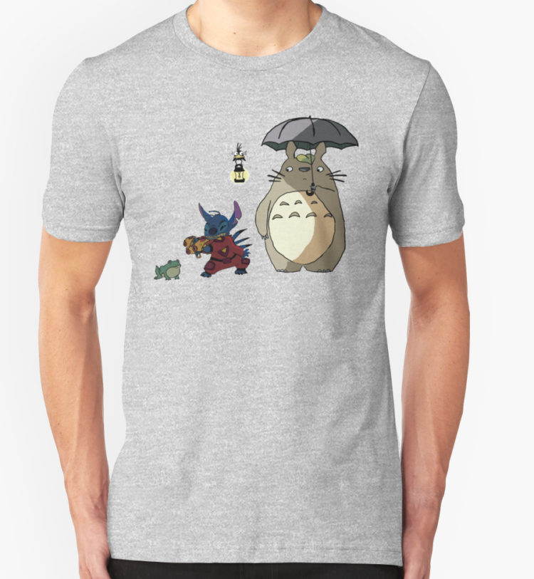 Totoro and Stitch mash-up! T-Shirt