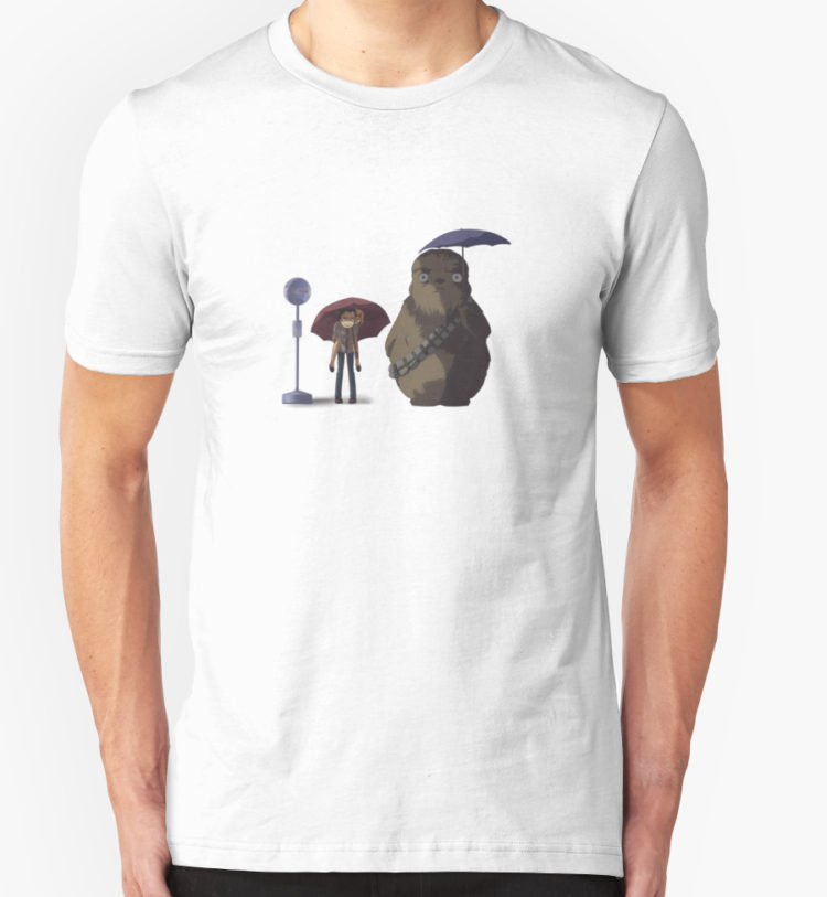 Xfiles - Ghibli (Totoro Bus Stop) Chewie version T-Shirt