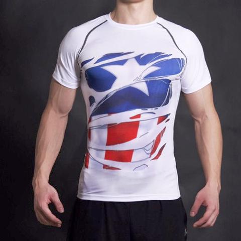 Captain America Alter Ego Compression Shirt