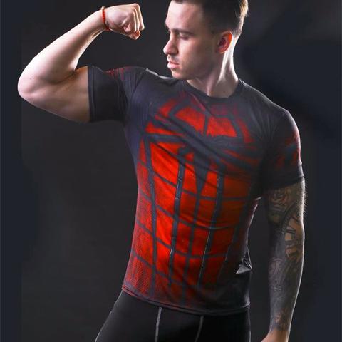 Spiderman Compression Tee Shirt