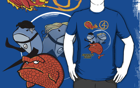 Marvel Whales Fintastic Four T-Shirt