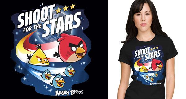 Angry Birds Shoot for the Stars T-Shirt