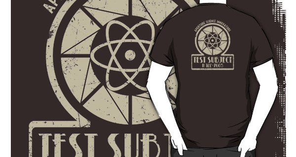 Aperture Science Retro Test Subject T-Shirt