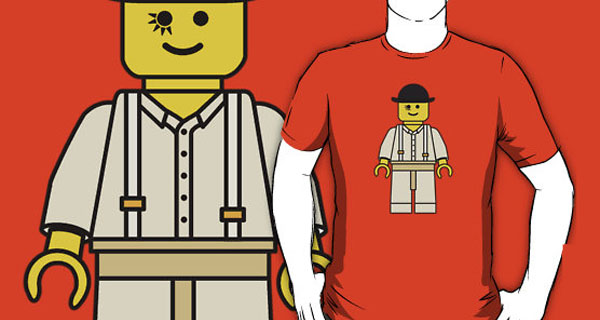 Lego Minifig Alex DeLarge T-Shirt