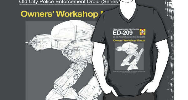 ED-209 Owners Workshop Manual T-Shirt 