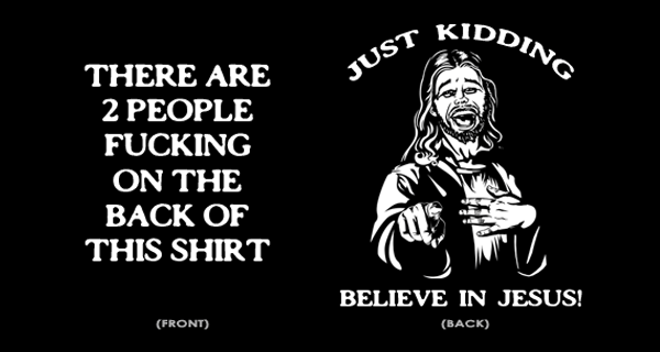 fucking jesus t-shirt