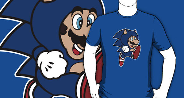 Mario Hedgehog Costume T-Shirt