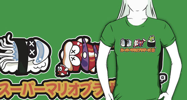 Super Mario Sushi T-Shirt