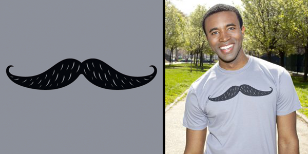 moustache t-shirt