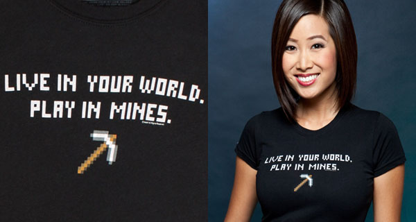 Minecraft Live in Your World T-Shirt