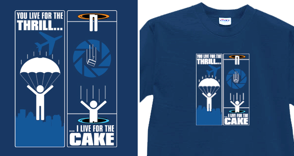 Portal Live for the Cake T-Shirt