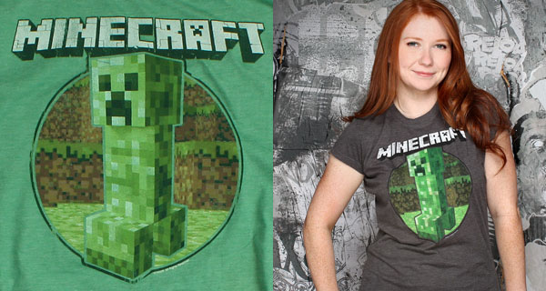 Minecraft Retro Creeper T-Shirt