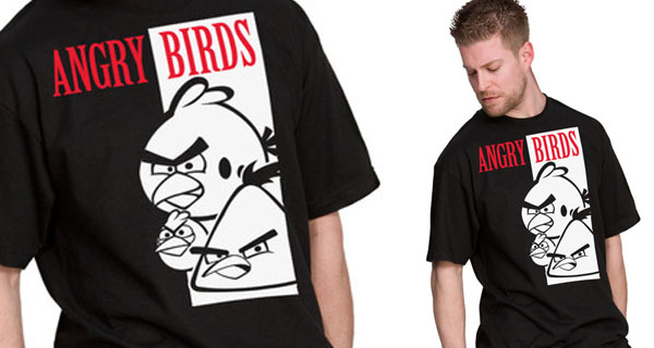 Scarface Angry Birds T-Shirt 