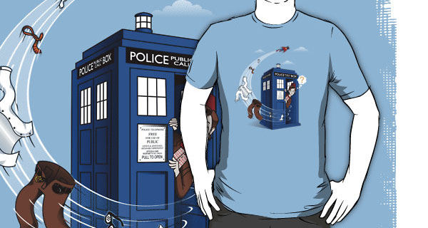 Supermans TARDIS T-Shirt