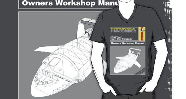 Thunderbird 2 Owners Workshop Manual T-Shirt 