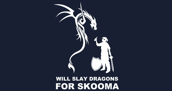 Will Slay Dragons for Skooma T-Shirt