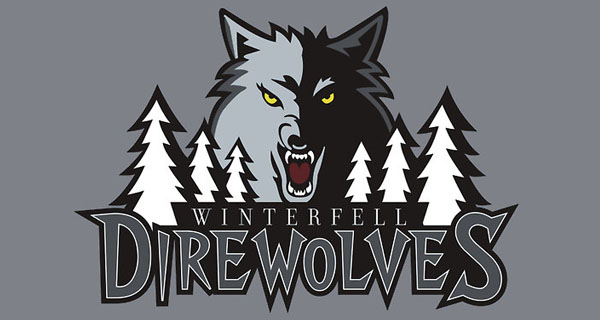 Winterfell Direwolves T-Shirt