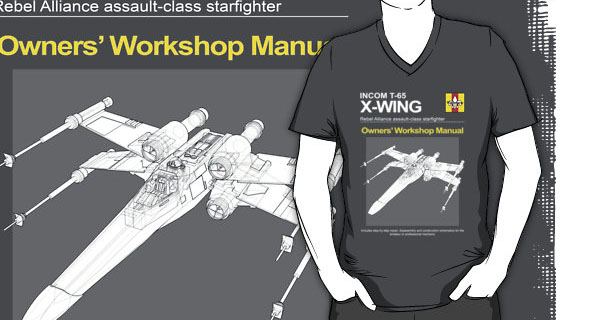 X-Wing Owners Workshop Manual T-Shirt 